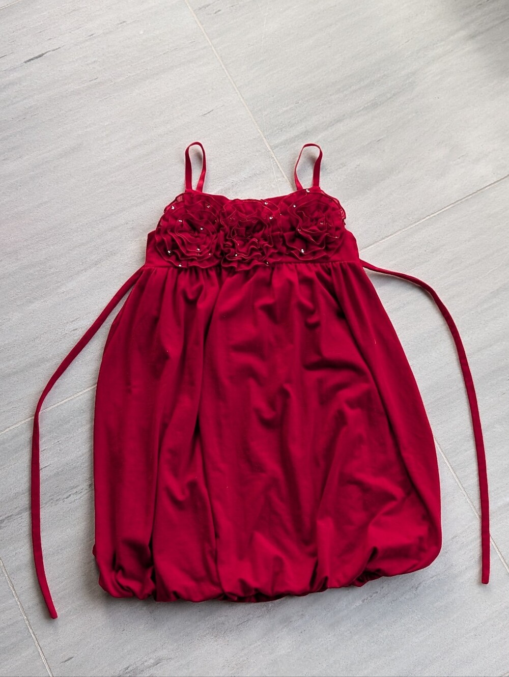 vintage Y2K BISCOTTI jersey bubble dress and shrug set 8